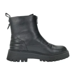 Tata Italia Anfibi con zip frontale.Tacco alto 4cm Nero Outlet