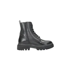 Tata Italia Anfibi in vera pelle Nero Hot