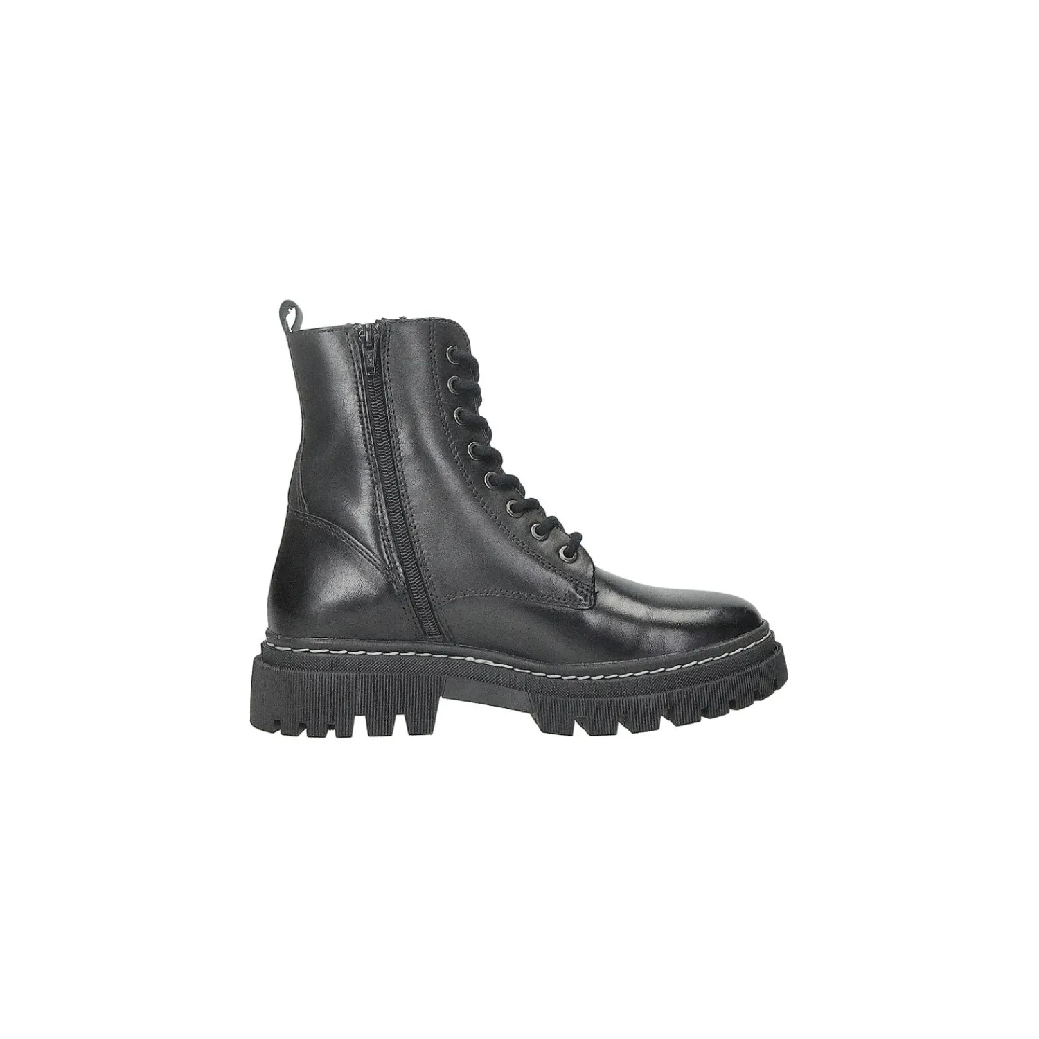 Tata Italia Anfibi in vera pelle Nero Hot