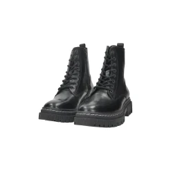 Tata Italia Anfibi in vera pelle Nero Hot