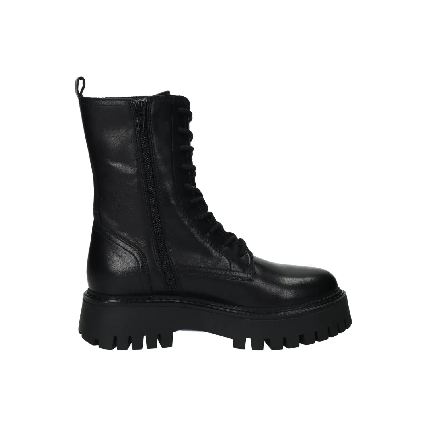 Tata Italia Anfibi in vera pelle Nero Outlet