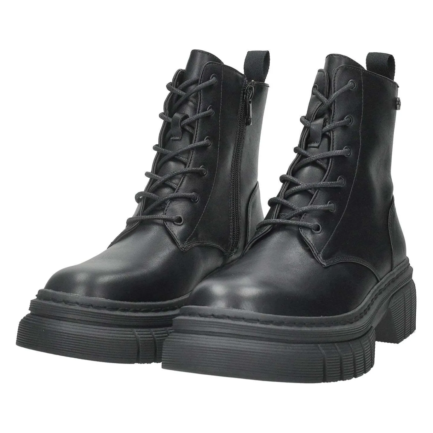 Tata Italia Anfibi. Tacco alto 4cm Nero Hot