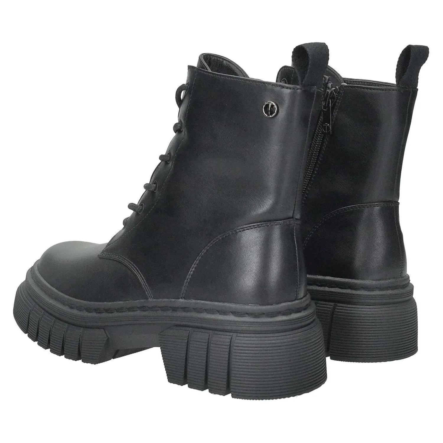 Tata Italia Anfibi. Tacco alto 4cm Nero Hot
