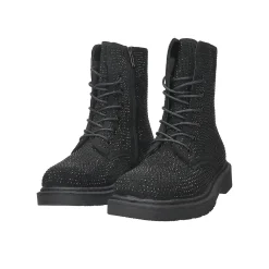 Tata Italia Anfibi.Tacco alto 3cm Nero Clearance