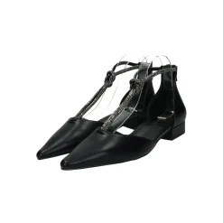 Tata Italia Ballerine con listino intrecciato Nero Discount