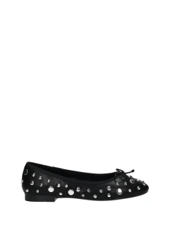 Tata Italia Ballerine con borchie Nero