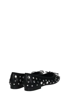 Tata Italia Ballerine con borchie Nero