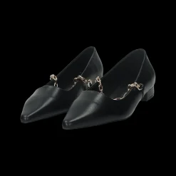 Tata Italia Ballerine con catena. Nero