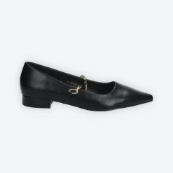 Tata Italia Ballerine con catena. Nero