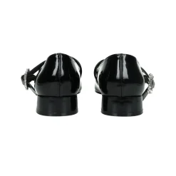 Tata Italia Ballerine con cinturino in strass.Tacco alto 3 cm Nero Online