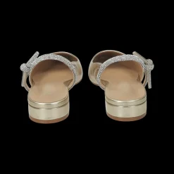 Tata Italia Ballerine con cinturino in strass.Tacco alto 2cm New