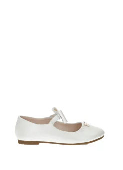 Tata Italia Ballerine con fiocco Bianco Discount