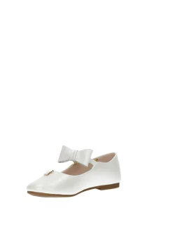 Tata Italia Ballerine con fiocco Bianco Discount