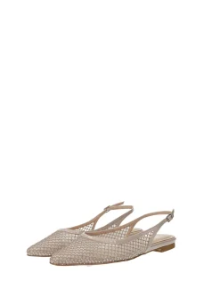 Tata Italia Ballerine in rete con strass Clearance