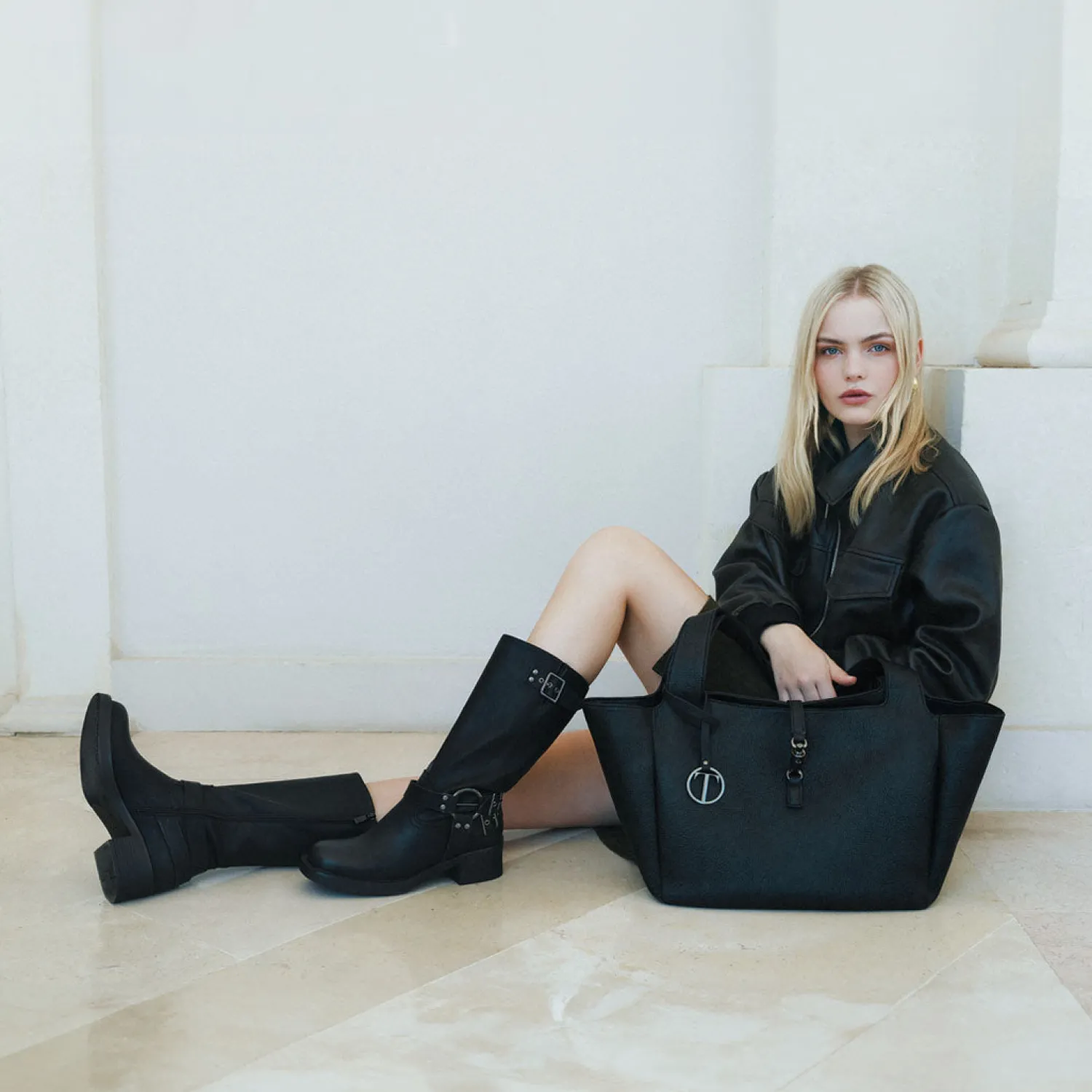 Tata Italia Borsa Shopper con chiusura Online