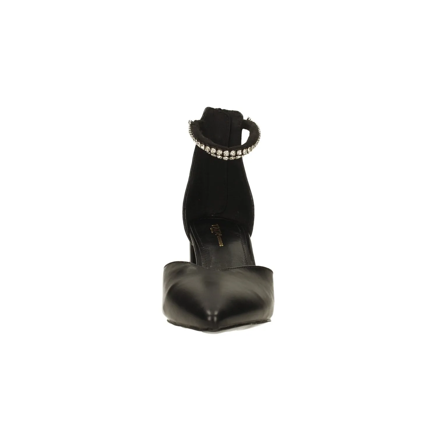 Tata Italia Décolleté a punta con cinturino con strass. Tacco alto 6cm Nero Online