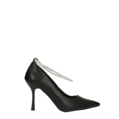 Tata Italia Décolleté con cinturino alla caviglia ricoperto di strass. Tacco alto 9cm Nero Clearance