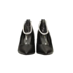 Tata Italia Décolleté con cinturino alla caviglia ricoperto di strass. Tacco alto 9cm Nero Clearance