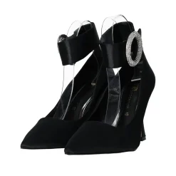 Tata Italia Décolleté con fibbia in giiello.Tacco alto 10cm Nero Outlet