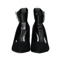 Tata Italia Décolleté con fibbia in giiello.Tacco alto 10cm Nero Outlet