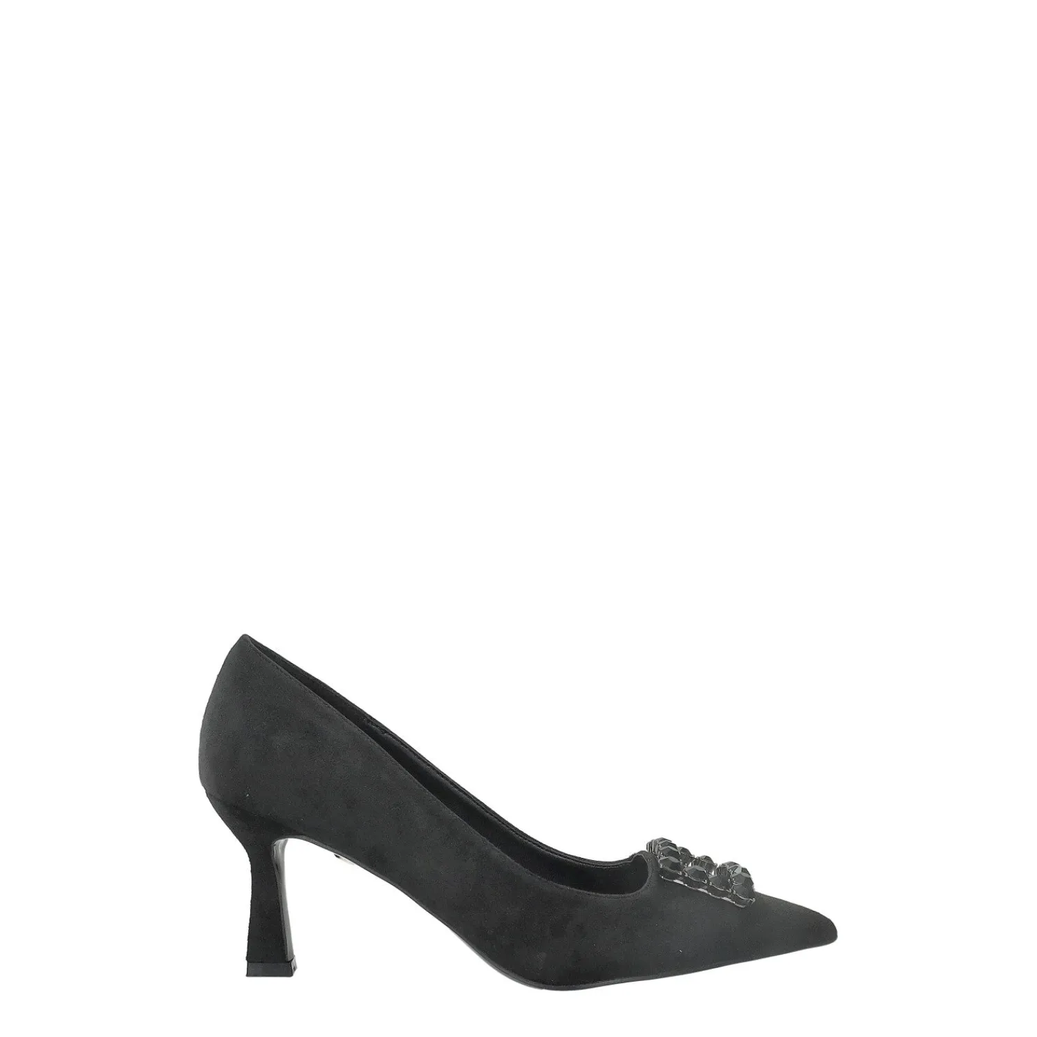Tata Italia Décolleté con inserto in strass. Tacco alto 8cm Nero Outlet