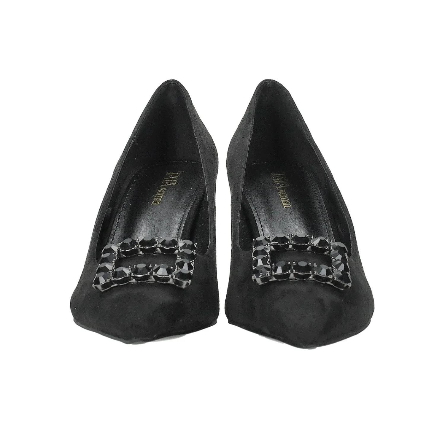 Tata Italia Décolleté con inserto in strass. Tacco alto 8cm Nero Outlet