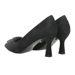 Tata Italia Décolleté con inserto in strass. Tacco alto 8cm Nero Outlet