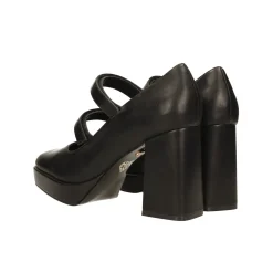 Tata Italia Décolleté con punta squadrata e doppio cinturino. Tacco alto 9cm Nero Sale