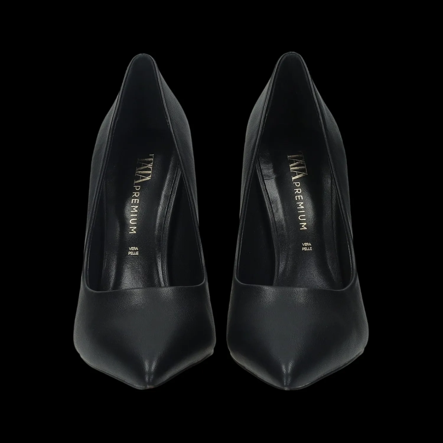 Tata Italia Décolleté con sottopiede in vera pelle.Tacco alto 8 cm Nero Sale