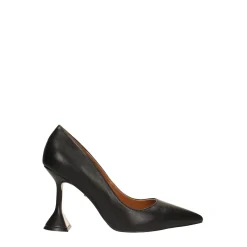 Tata Italia Décolleté con tacco piramidale a base larga alto 9.5cm Nero Outlet