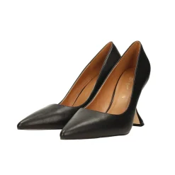 Tata Italia Décolleté con tacco piramidale a base larga alto 9.5cm Nero Outlet