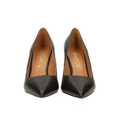 Tata Italia Décolleté con tacco piramidale a base larga alto 9.5cm Nero Outlet