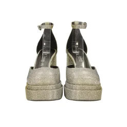 Tata Italia Décolleté glitterate con doppio plateau. Made in Italy. Tacco alto 11cm Outlet