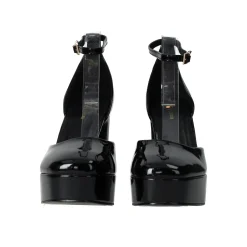 Tata Italia Décolleté in vernice con cinturino. Tacco alto 10.5 cm Nero New