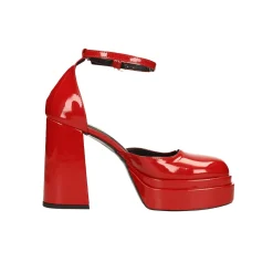 Tata Italia Décolleté in vernice con doppio plateau. Made in Italy. Tacco alto 11cm New