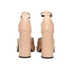 Tata Italia Décolleté in vernice con doppio plateau. Made in Italy. Tacco alto 11cm New