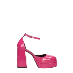 Tata Italia Décolleté in vernice con doppio plateau. Made in Italy. Tacco alto 11cm New