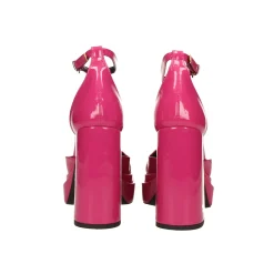 Tata Italia Décolleté in vernice con doppio plateau. Made in Italy. Tacco alto 11cm New