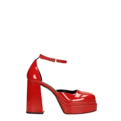 Tata Italia Décolleté in vernice con doppio plateau. Made in Italy. Tacco alto 11cm New