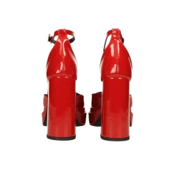 Tata Italia Décolleté in vernice con doppio plateau. Made in Italy. Tacco alto 11cm New