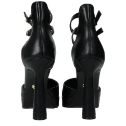 Tata Italia Décolleté platform con doppio cinturino. Tacco alto 12cm Nero Sale
