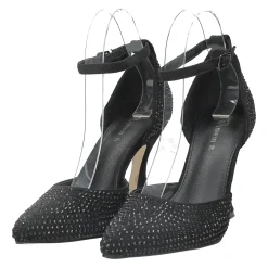 Tata Italia Décolleté ricoperte di strass.Tacco alto 10cm Nero Discount