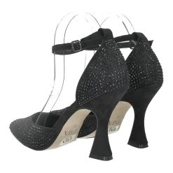 Tata Italia Décolleté ricoperte di strass.Tacco alto 10cm Nero Discount