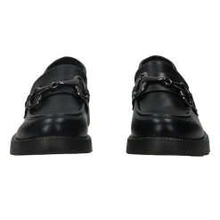 Tata Italia Mocassini con fibbia. Tacco alto 3cm Nero Outlet