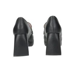 Tata Italia Mocassini con fibbia. Tacco alto 8cm Nero Sale