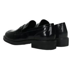 Tata Italia Mocassini con linguetta. Tacco alto 3cm Nero Discount