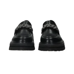 Tata Italia Mocassini con morsetto in strass.Tacco alto: 3cm Nero Hot