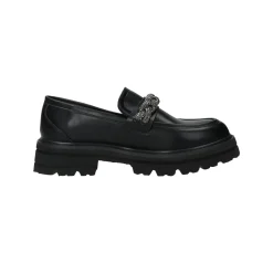 Tata Italia Mocassini con morsetto in strass.Tacco alto: 3cm Nero Hot