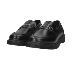 Tata Italia Mocassini con morsetto.Tacco alto 3 cm Nero Discount