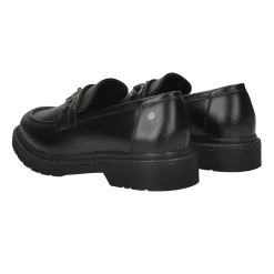 Tata Italia Mocassini con morsetto.Tacco alto 3 cm Nero Discount